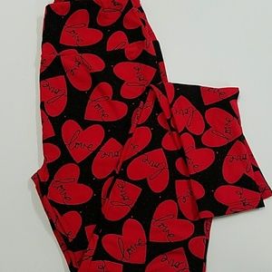 NEW OS VALENTINE'S LULAROE LEGGING